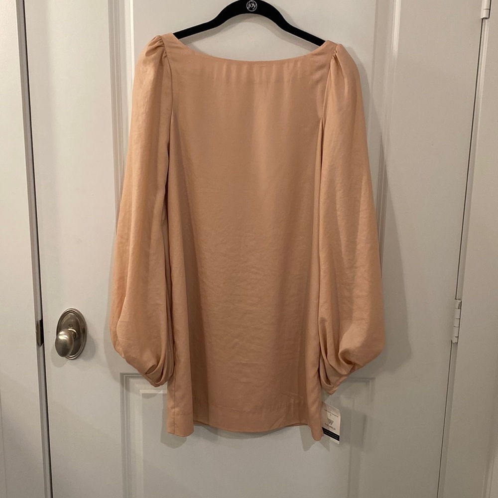 Never worn Elizabeth and James long sleeve silk dress size 0